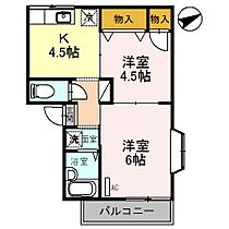 ピュアハイム2  ｜ 大阪府大阪狭山市茱萸木４丁目1444（賃貸アパート2K・2階・32.71㎡） その2