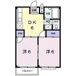 ニューハイツ茂手木 2階/-