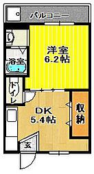 ヴィラナリー富田林2号棟 1階/-