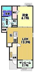 アルモニー羽曳野 A 1階/-