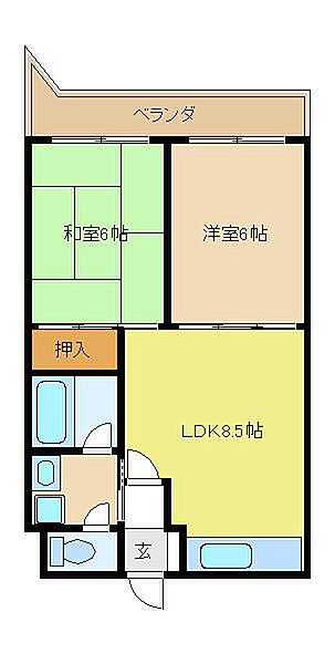 スぺリオン寺戸 402｜京都府向日市寺戸町中ノ段(賃貸マンション2DK・4階・43.74㎡)の写真 その2