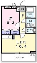 メゾン川勝3 202 ｜ 京都府京都市南区久世上久世町517-2（賃貸アパート1LDK・2階・42.75㎡） その2