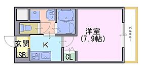 SYS長岡京 205 ｜ 京都府長岡京市開田３丁目3-18（賃貸マンション1K・2階・26.40㎡） その2