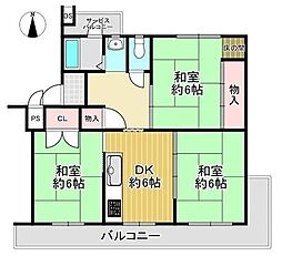 円明寺ヶ丘団地B棟204号