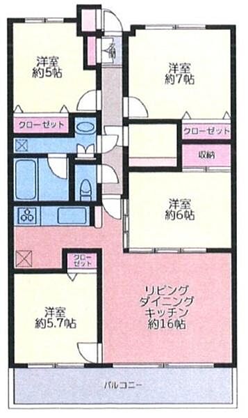 間取りを拡大表示