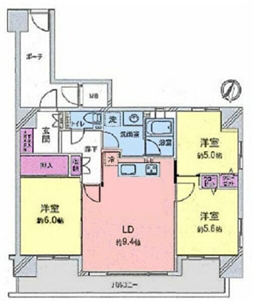 間取りを拡大表示