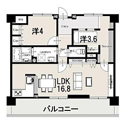 間取図画像 3LDK