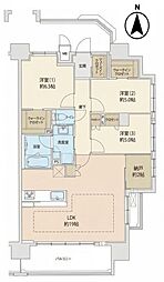 エスリード南草津グランプレイス 3SLDKの間取図画像