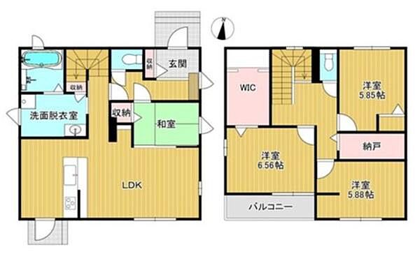 間取りを拡大表示