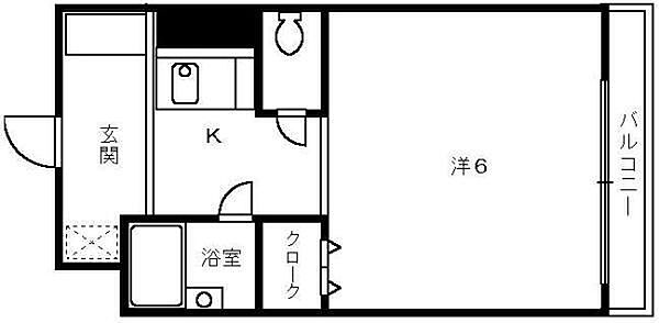 中山建設第1ビル ｜大阪府高石市羽衣５丁目(賃貸マンション1K・4階・21.00㎡)の写真 その2