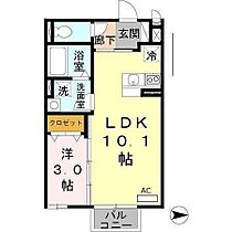 ヒルズ羽衣  ｜ 大阪府高石市東羽衣２丁目（賃貸アパート1LDK・2階・33.39㎡） その2