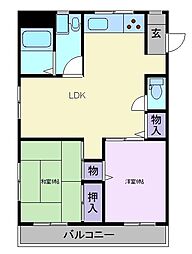 浜寺昭和ハイツ 2階/-