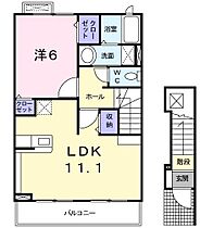 ラシュレ  ｜ 大阪府和泉市伯太町２丁目（賃貸アパート1LDK・2階・46.09㎡） その2