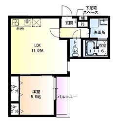 間取図画像 1LDK
