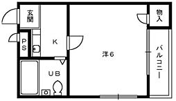 とのき第二ビル 2階/-