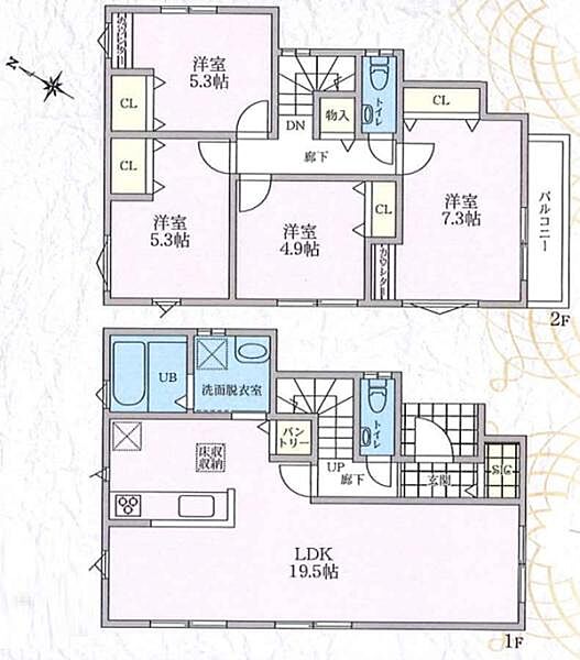 間取りを拡大表示