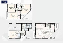 鎌倉市岩瀬 全4棟D号棟