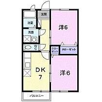 大阪府泉大津市森町２丁目19-20（賃貸アパート2DK・2階・47.23㎡） その2