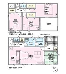クレイドルガーデン　羽島市竹鼻町蜂尻第1　2号棟