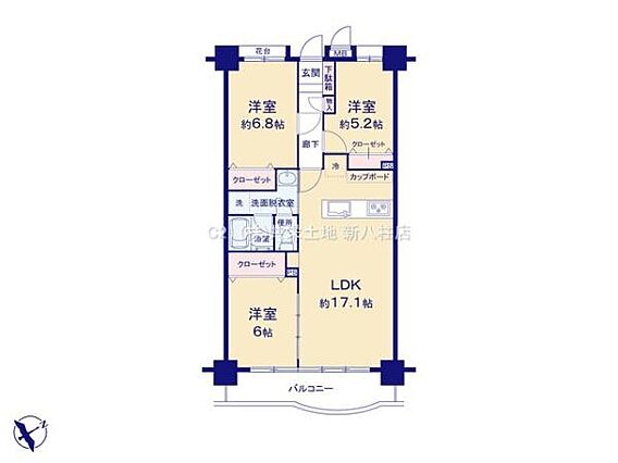 ＜間取り＞各居...