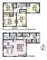 柏市南柏駅 2号棟 新築戸建