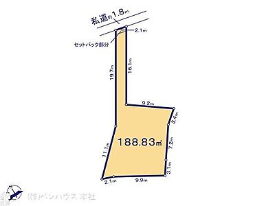 区画図：図面と異なる場合は現況を優先