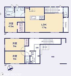 川崎市幸区小倉2丁目　戸建 3LDKの間取り