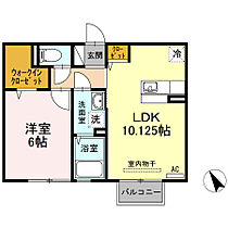 パーク・サンライト 202 ｜ 山口県宇部市草江１丁目10-2（賃貸アパート1LDK・2階・40.18㎡） その2