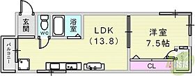 パックスヴィラ平野  ｜ 兵庫県神戸市兵庫区上三条町6-11（賃貸マンション1LDK・1階・42.48㎡） その2