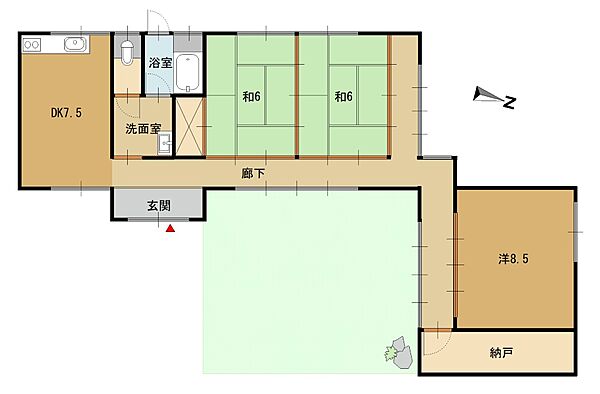 間取りを拡大表示