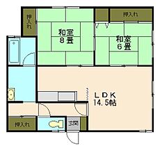 こまくさ荘  ｜ 北海道小樽市花園3丁目11-11（賃貸アパート2LDK・2階・62.37㎡） その2