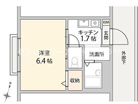 セルリアンブルー 205 ｜ 神奈川県藤沢市湘南台２丁目30-21（賃貸アパート1K・2階・20.20㎡） その2