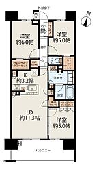 間取図画像 3LDK
