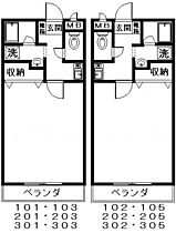 滋賀県彦根市中藪町（賃貸アパート1K・2階・26.50㎡） その2