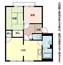 コスモハイツ  ｜ 滋賀県彦根市大藪町（賃貸アパート2LDK・1階・47.00㎡） その2