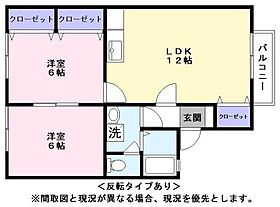 滋賀県米原市下多良３丁目（賃貸アパート2LDK・2階・53.68㎡） その2