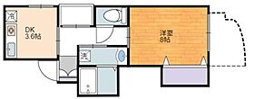 エバーグリーン植政  ｜ 滋賀県彦根市高宮町（賃貸マンション1DK・4階・31.03㎡） その2