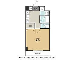 マンション彦根駅西 1階1Kの間取り