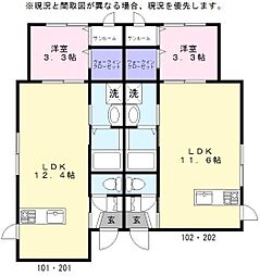 Ｃａｓａ　Ｆｌｏｒｅｓｔａ 1階1LDKの間取り
