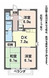 セリハウス 3DKの間取図画像
