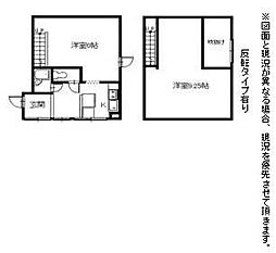 エンゼルプラザ 4階2Kの間取り