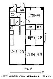 パークスクエア 3LDKの間取図画像
