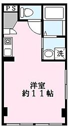 ラフェスタ彦根3 ワンルームの間取図画像