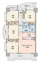 Mプラザ彦根駅前 4LDKの間取図画像