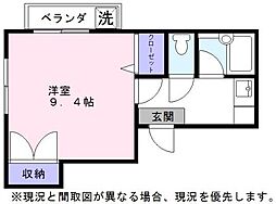 MAX2 1Kの間取図画像