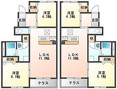 物件の間取り