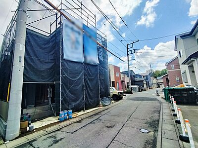外観：ゆとりの敷地41坪。全室南東向きの間取り。(令和7年4月 撮影)