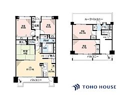コスモ・ザ・パークス浦和 5LDKの間取図画像