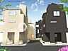 外観：左奥が当物件。通風・採光にも優れ、心地よい光と風があふれています。