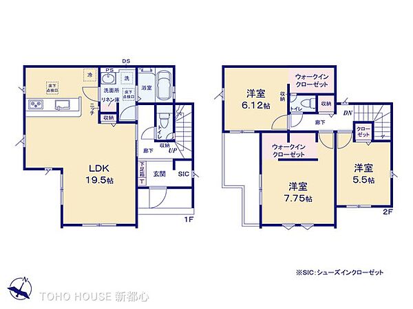 間取りを拡大表示
